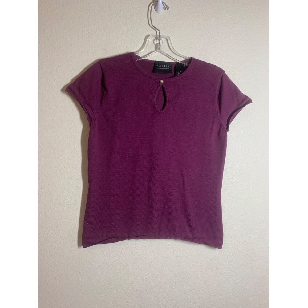 Axcess Liz Claiborne Knit Sweater Top Business Casual Office Women's Size Medium